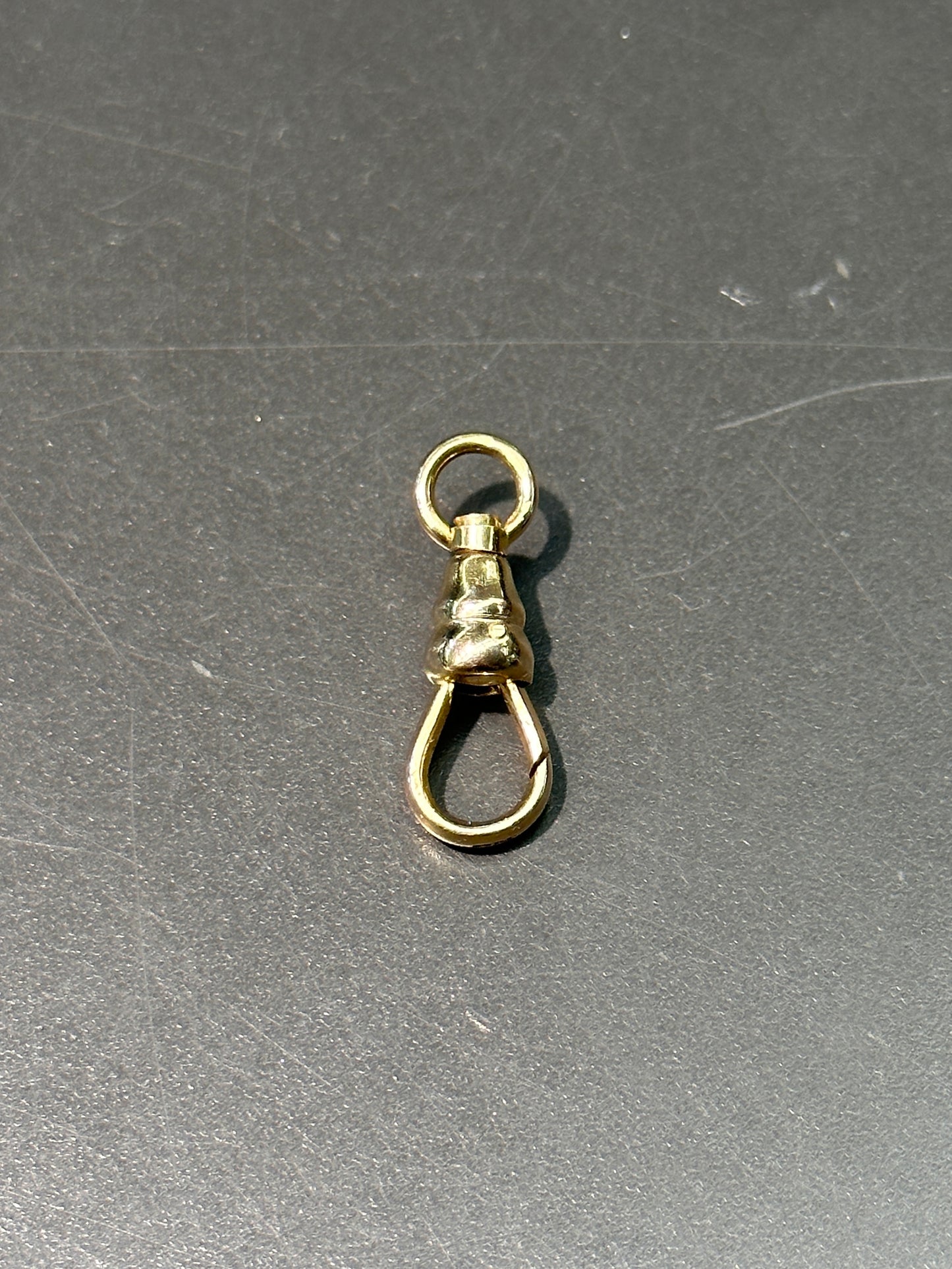 Vintage 14K Yellow Gold Dog Clip