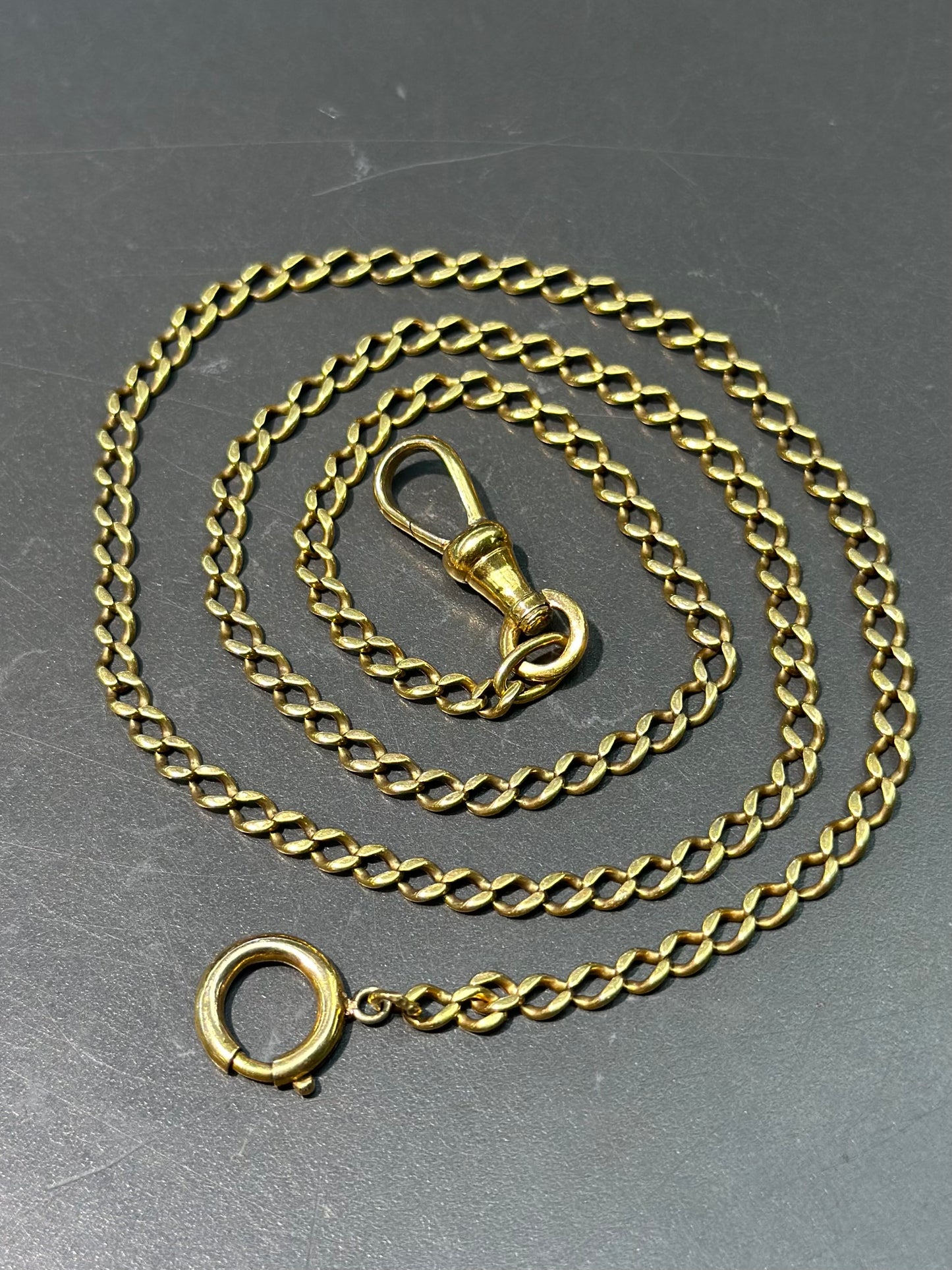 Vintage 14K Gold Curb Link Chain