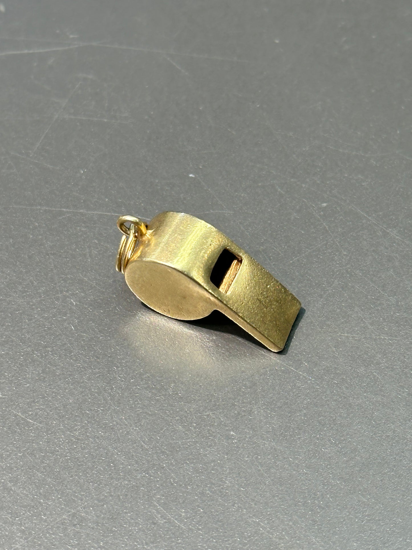 Vintage 14K Gold Medium Whistle Charm