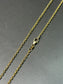 14K Gold Mini Rollo Chain Necklace