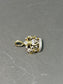 Vintage 10K Gold Diamond Crown Charm