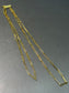 18K Gold Italian Paper Clip Necklace