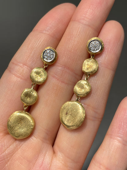 Marco Bicego 18K Gold "Piccolo Jaipur" Diamond Earring