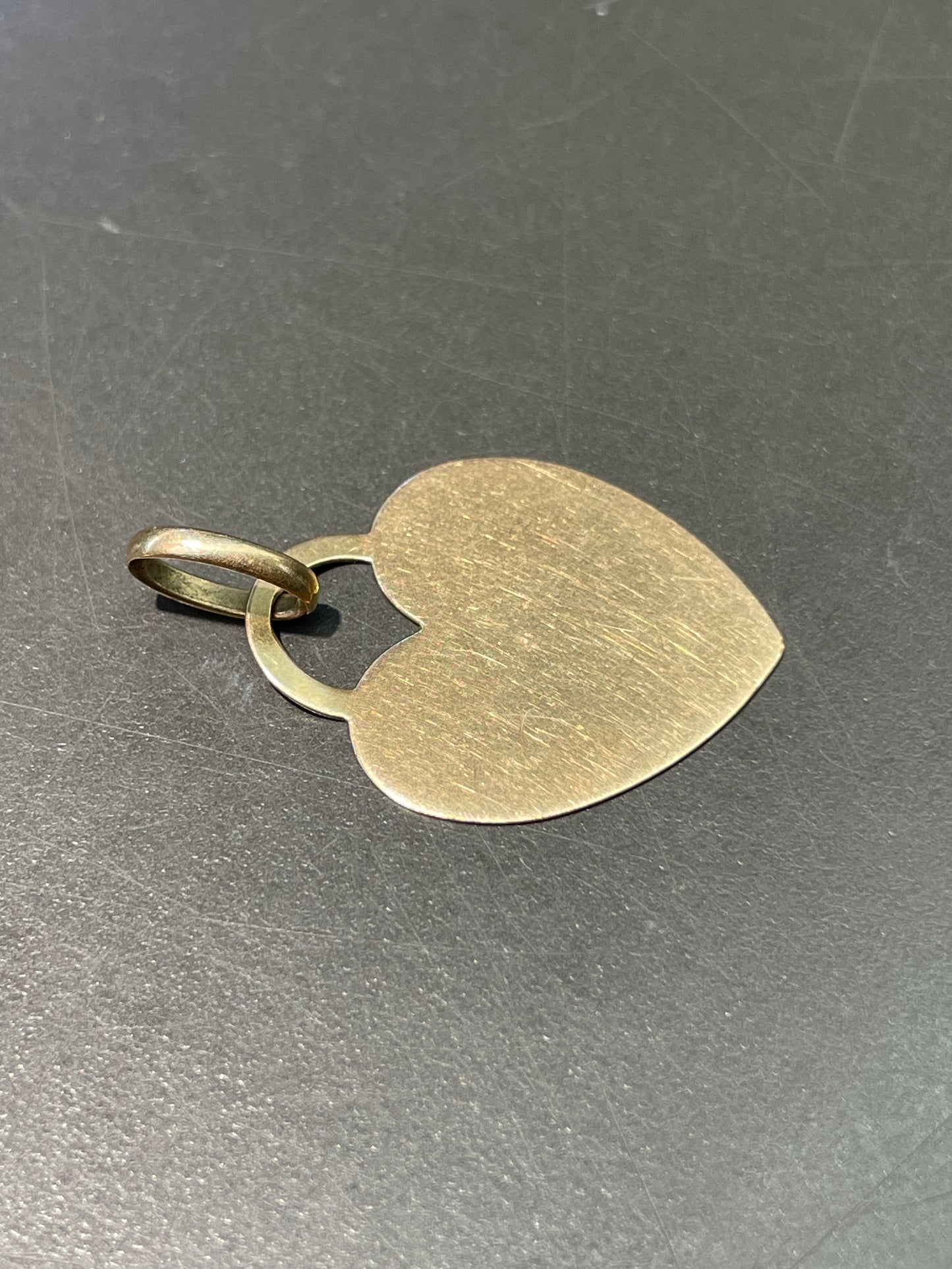 Vintage 14K Gold Heart Shape Charm