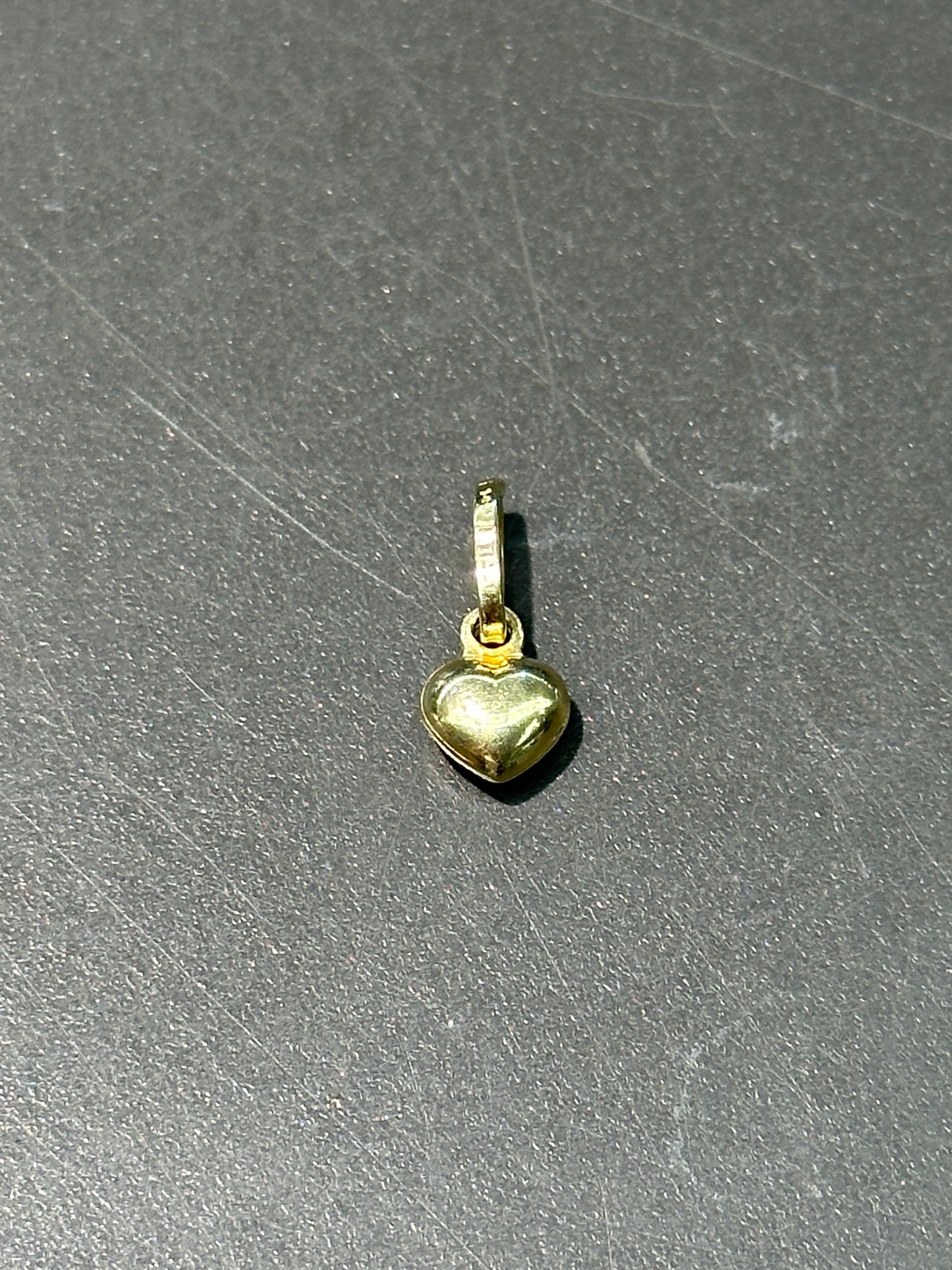 复古 14K 空心蓬松心形吊坠
