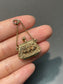 Vintage 14K Yellow Gold Articulated Purse Bag Charm Pendant
