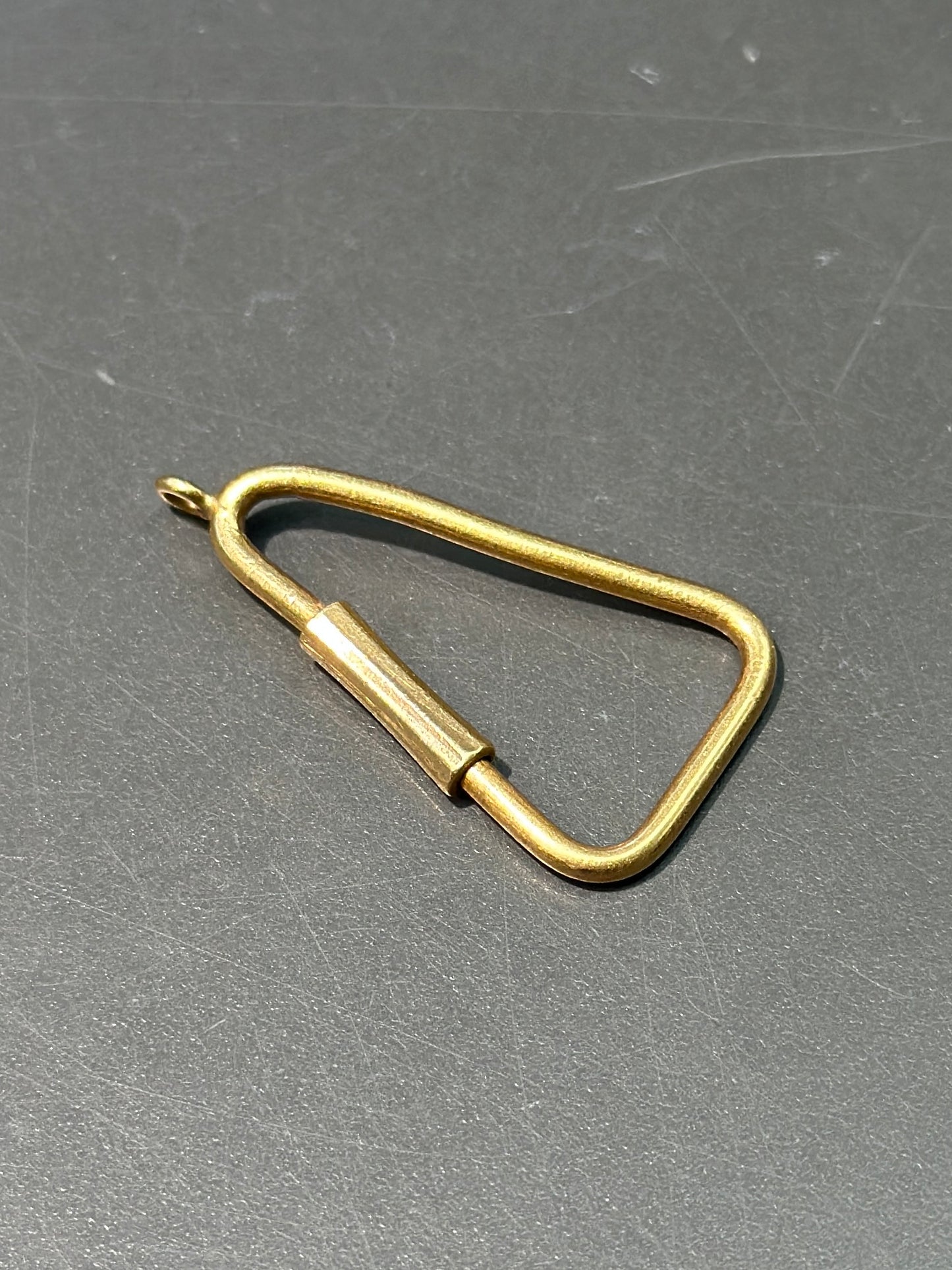 Vintage 18K Gold Triangle Carabiner