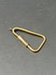 Vintage 18K Gold Triangle Carabiner