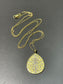 Ippolita 18K Yellow Gold 0.34 CTW Crinkle Teardrop Pendant Necklace