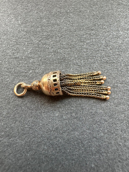 维多利亚 14K 金流苏吊坠饰品