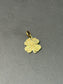 Vintage 14K Yellow Gold Four Leaf Clover Charm