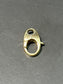 14K Gold Carabiner Clasp