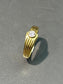 18K Gold Ribbed Diamond Ring