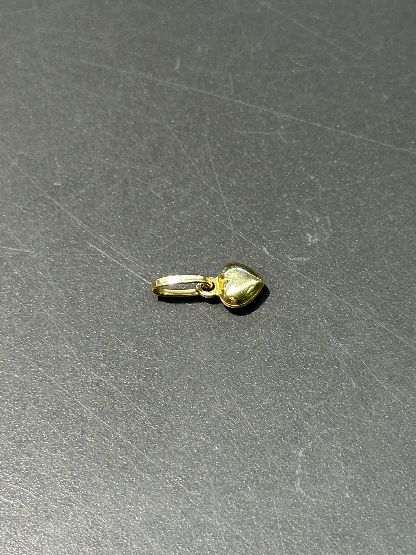 复古 14K 空心蓬松心形吊坠