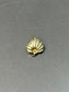 Vintage 14K Gold Hollow Faceted Mini Puffy Heart