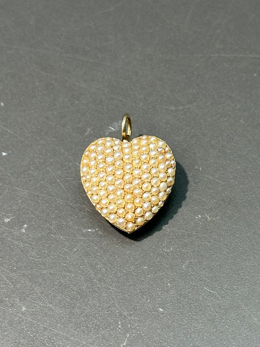 新艺术风格 14K 金珍珠簇胸针吊坠