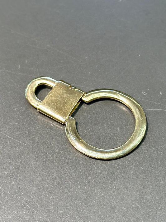 Vintage XL 14K Gold Carabiner