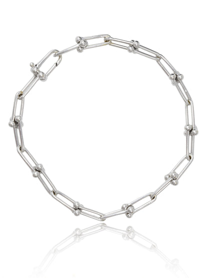 18K Gold Hardware Link Bracelet