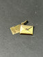 Vintage 14K Gold Articulated Letter Charm