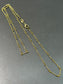 14K Gold Twisted Rope Chain Necklace