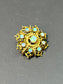 Victorian 14K Gold Opal Cluster Brooch