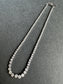 Art Deco Platinum 10.8 CTW Diamond Graduated Tennis Necklace