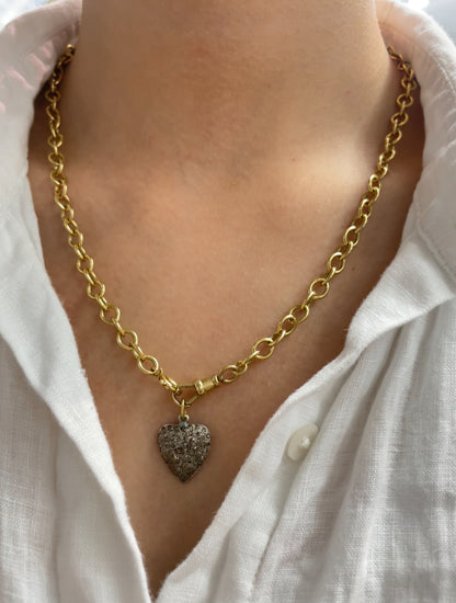 Vintage 14K Yellow 6.0 mm Oval Link Watch Chain Necklace 21.0 inch