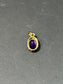 Antique 18K Gold Amethyst Pendant