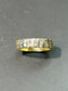 14K Gold Diamond Band Ring SZ 6