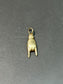 Vintage 14K Gold Solid Rock and Roll Arm Charm