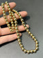 Vintage 14K Gold Bead Necklace 18.0 inch