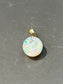 Vintage 14K Gold Floating Crushed Opal Charm Pendant