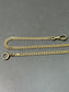 Vintage 14K Curb Link Albert Chain Watch Chain 22.5”