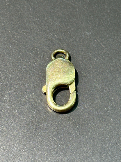 复古 14K 金大号龙虾扣吊饰