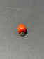 18K Gold Large Coral Strawberry Charm