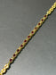 Vintage 18K Gold Natural Ruby Diamond Chain Bracelet