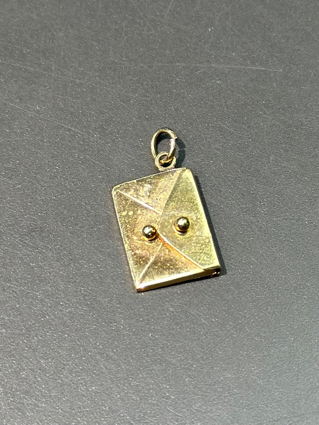 Vintage 14K Gold Articulating Envelope Charm