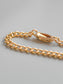 Antique French 18K Gold Sapphire Diamond Curb Link Bracelet