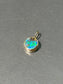 14K Gold Black Opal Charm