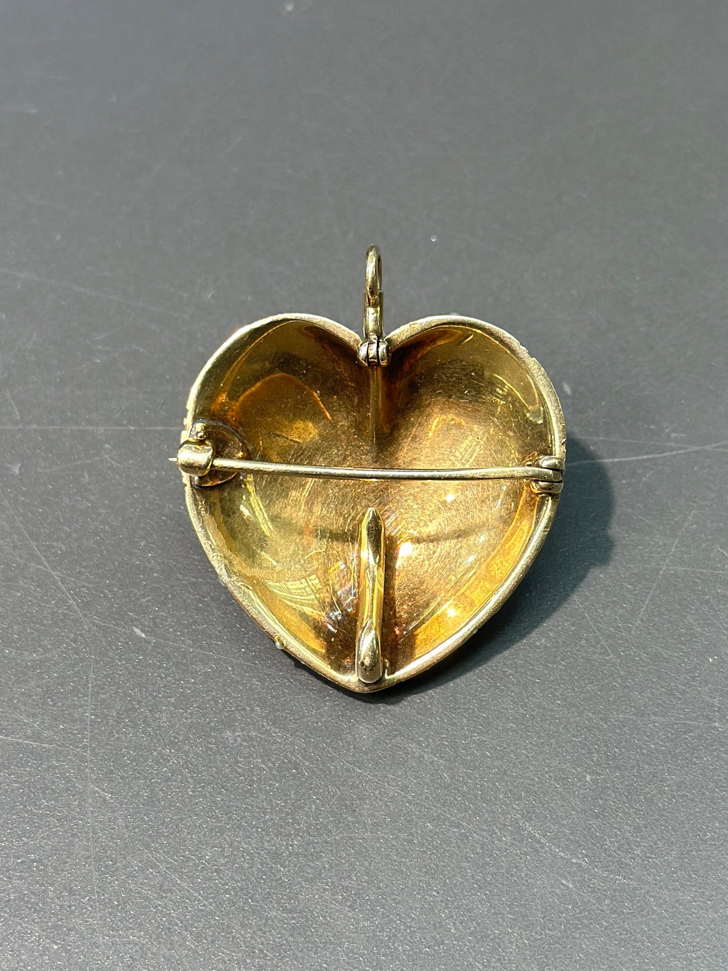 维多利亚 14K 金珍珠串吊坠胸针