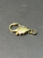 Vintage 14K Gold Swan Carabiner Clasp