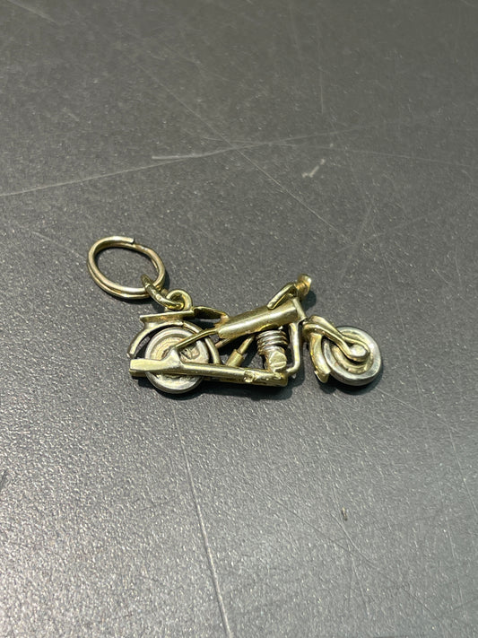 Vintage 14K Gold Articulating Motorcycle Charm