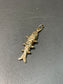 Vintage 14K Yellow Gold Small Articulating Fish Charm Pendant