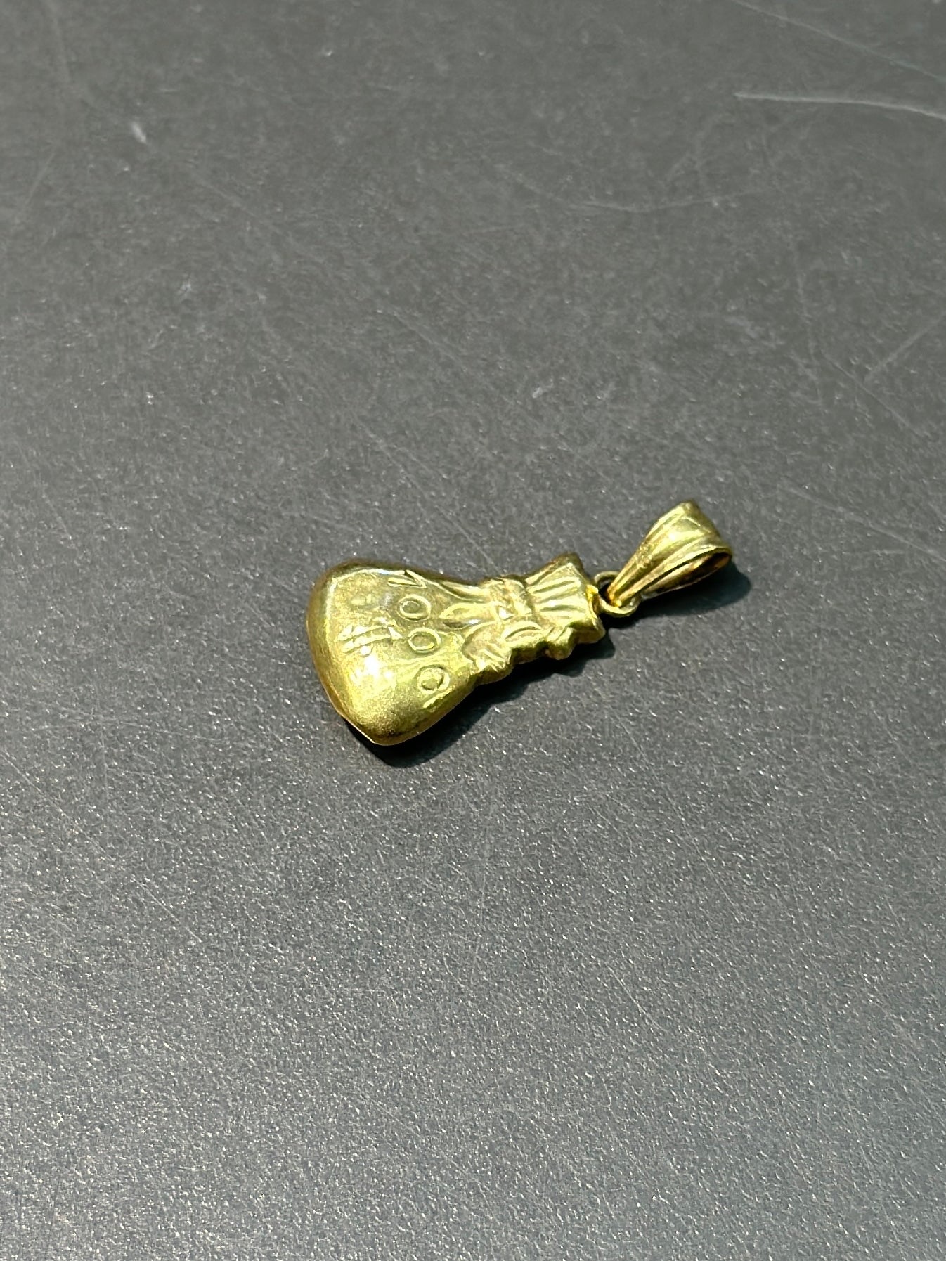 Vintage 14K Gold $1000 Money Sack Charm