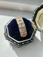 14K Yellow Gold 0.70 CTW Half Double Diamond Ring Band