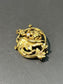 Antique 18K Gold French Griffin and Natural Pearl Brooch