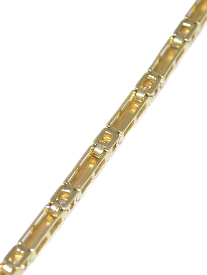 Vintage 14K Gold Diamond Tennis Bracelet