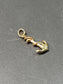 Vintage 14K Yellow Gold Italian Puffy Anchor Charm