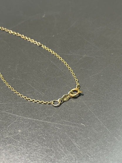 14K Gold 0.75 CTW Diamond By The Yard Chain Necklace