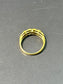 Tiffany & Co. 18K Gold Woven Diamond Ring Band SZ 7.25